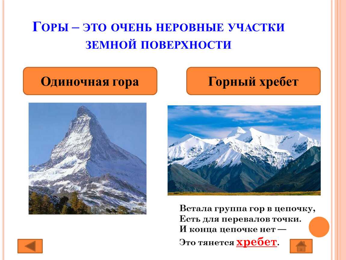 Горы на какой вопрос отвечает. Формы земной поверхности горы. Горы для презентации. Горы это определение. Что такое горы 2 класс.