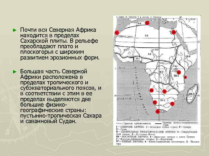 Рельеф африки