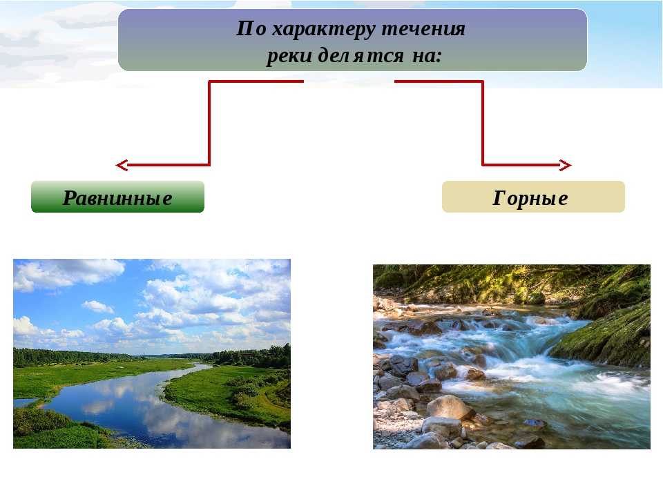 Воды суши. реки.