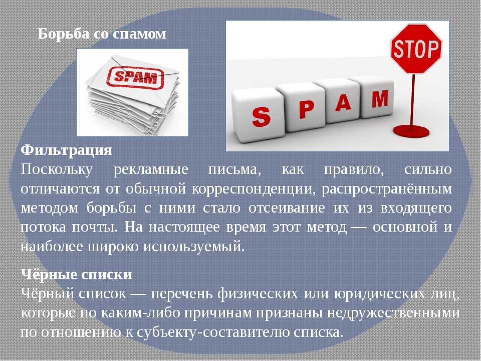 Сообщение приходит в спам. Борьба со спамом. Методы борьбы со спамом. Защита от спама. Спам презентация.