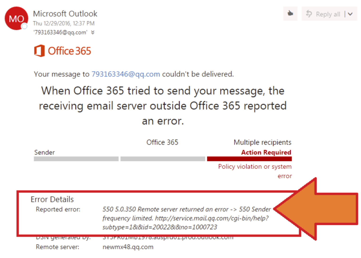 Как исправить ошибку «550 mailbox unavailable» при отправке почты