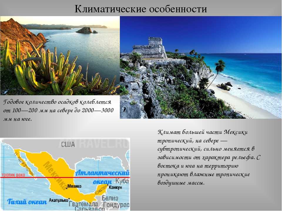 География мексики