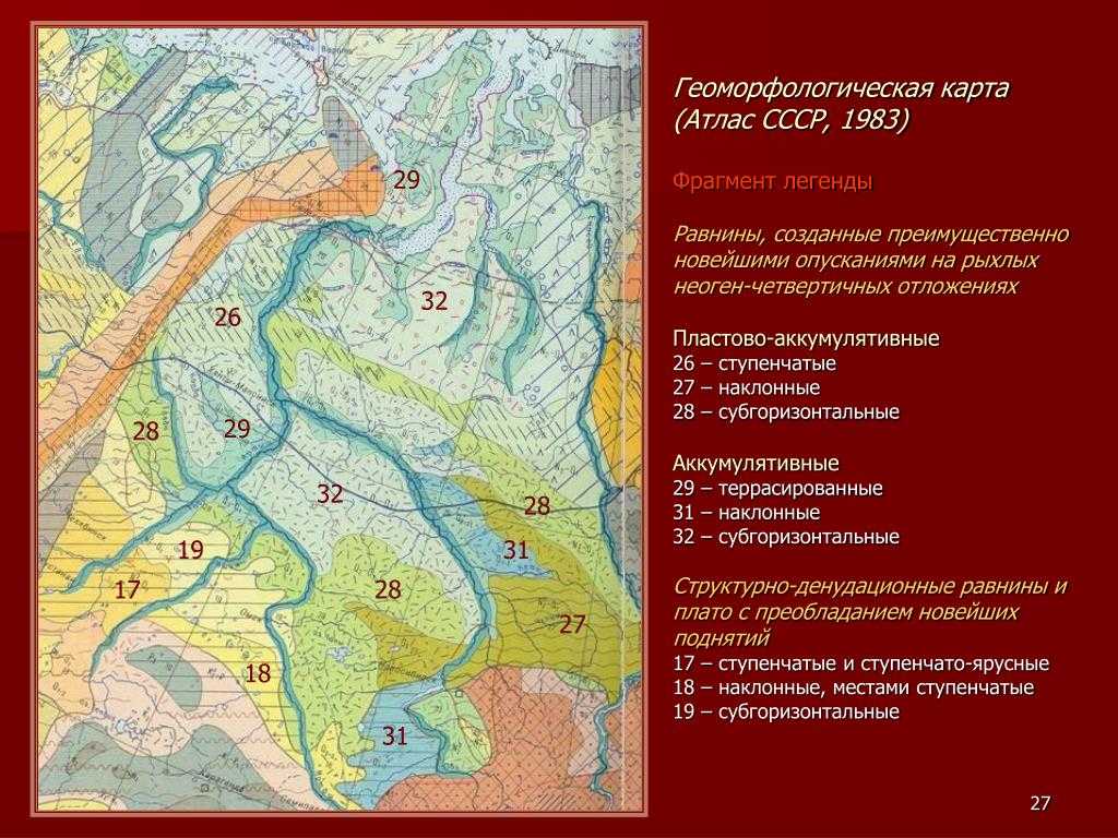 Геоморфологическое описание местности: пример