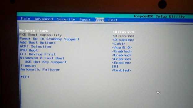Insydeh20 setup utility как настроить total memory