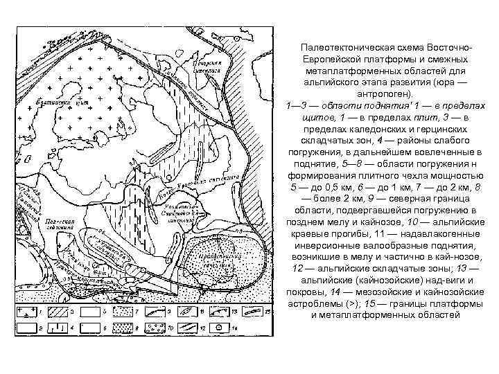 Геологическое строение территории россии