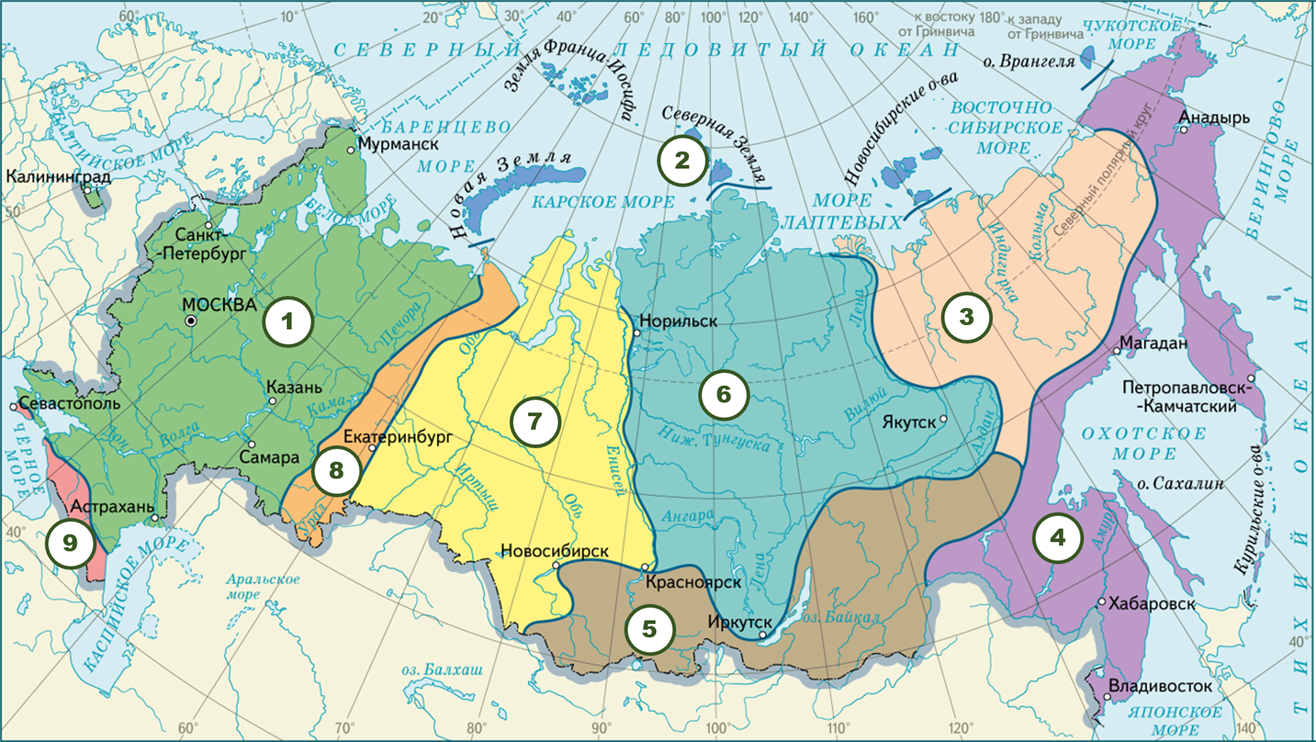 Природные районы России 8 класс география карта. Крупные природные районы России на карте. Границы географических районов. Крупные районы России 8 класс. Из сибири в европейскую россию поступают