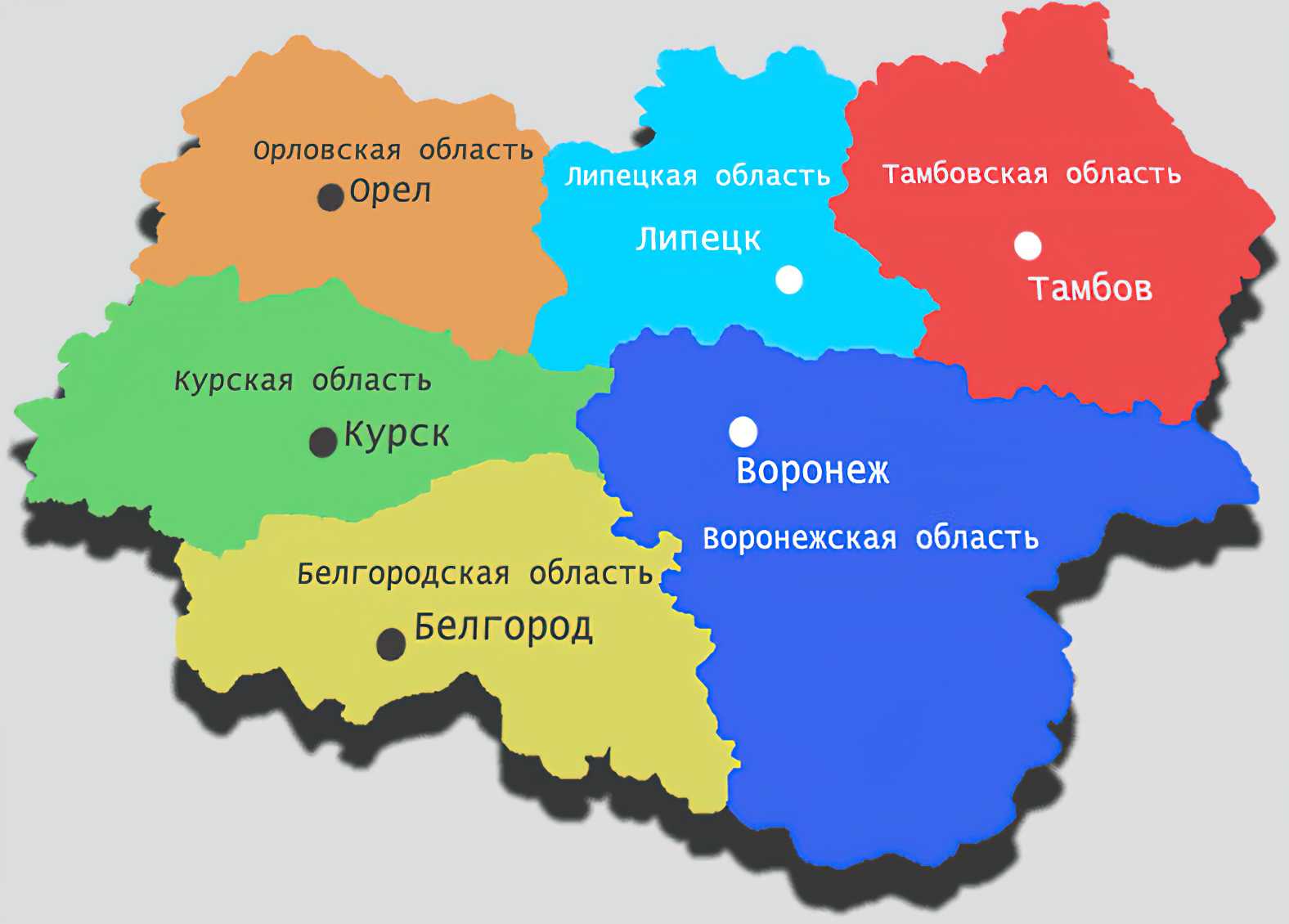 Курская область — города и районы, экскурсии, заповедники, парки курской области