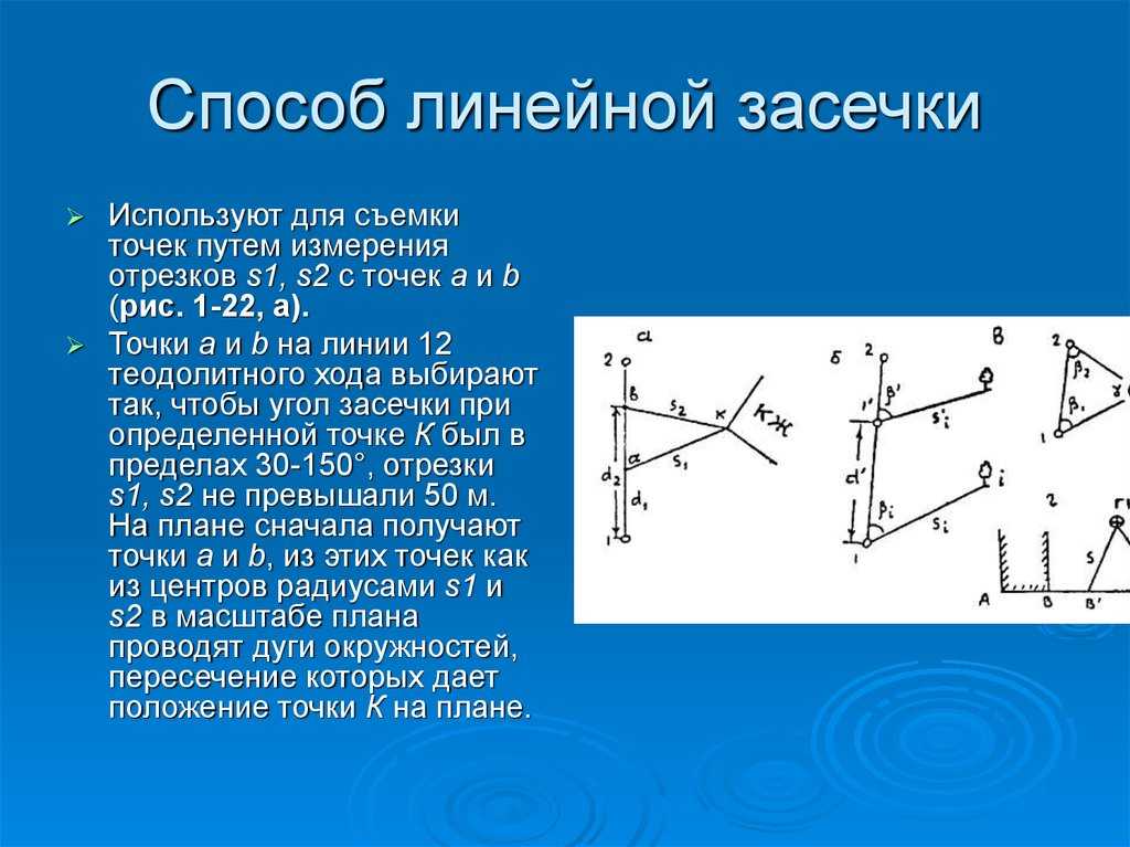 Что такое прямая геодезическая засечка и как ее использовать